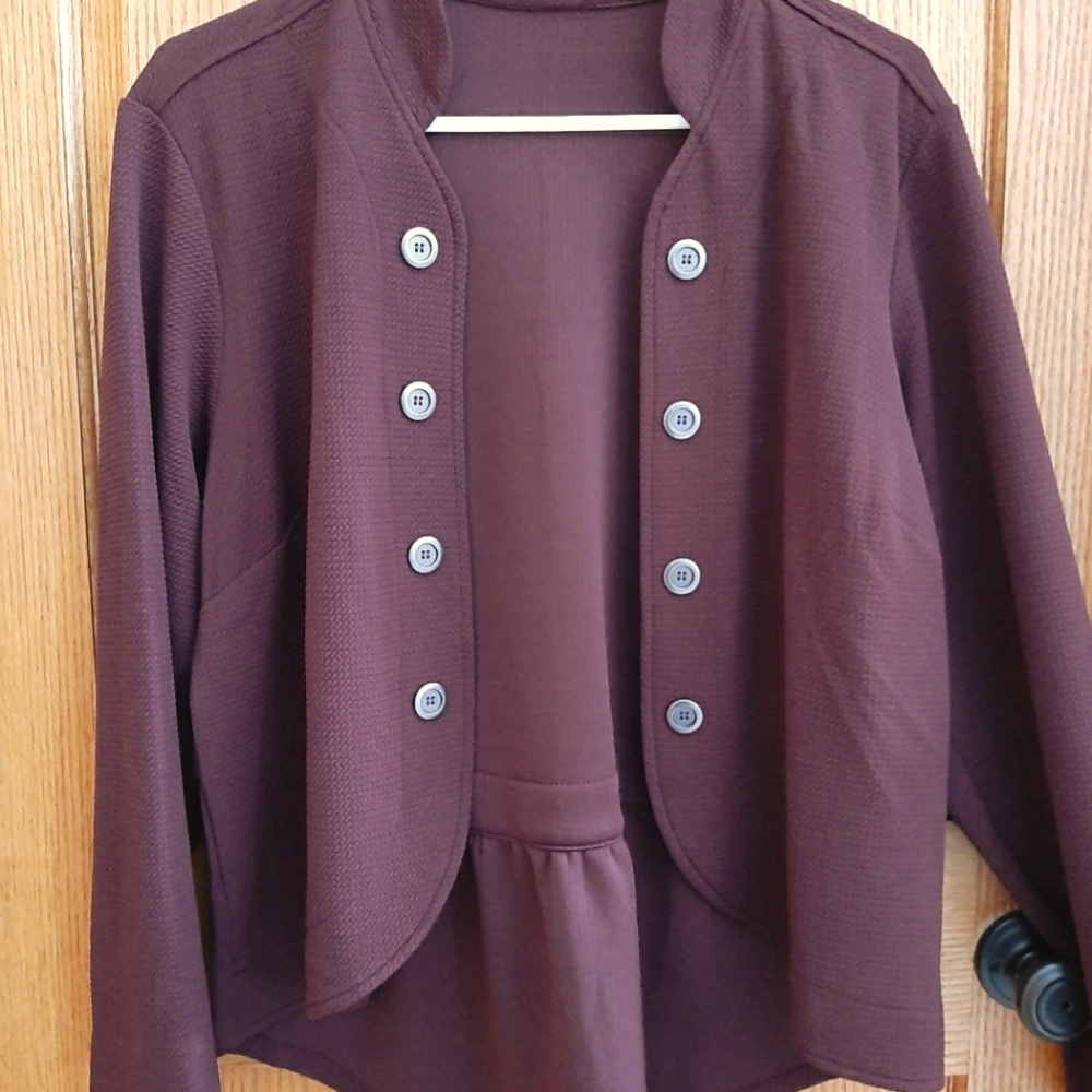 Cute Maroon lightweight jacket